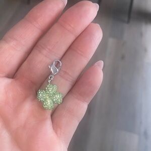 Swarovski Green Clover Charm